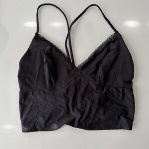 Savage X Fenty Dark Gray Lace Bralette